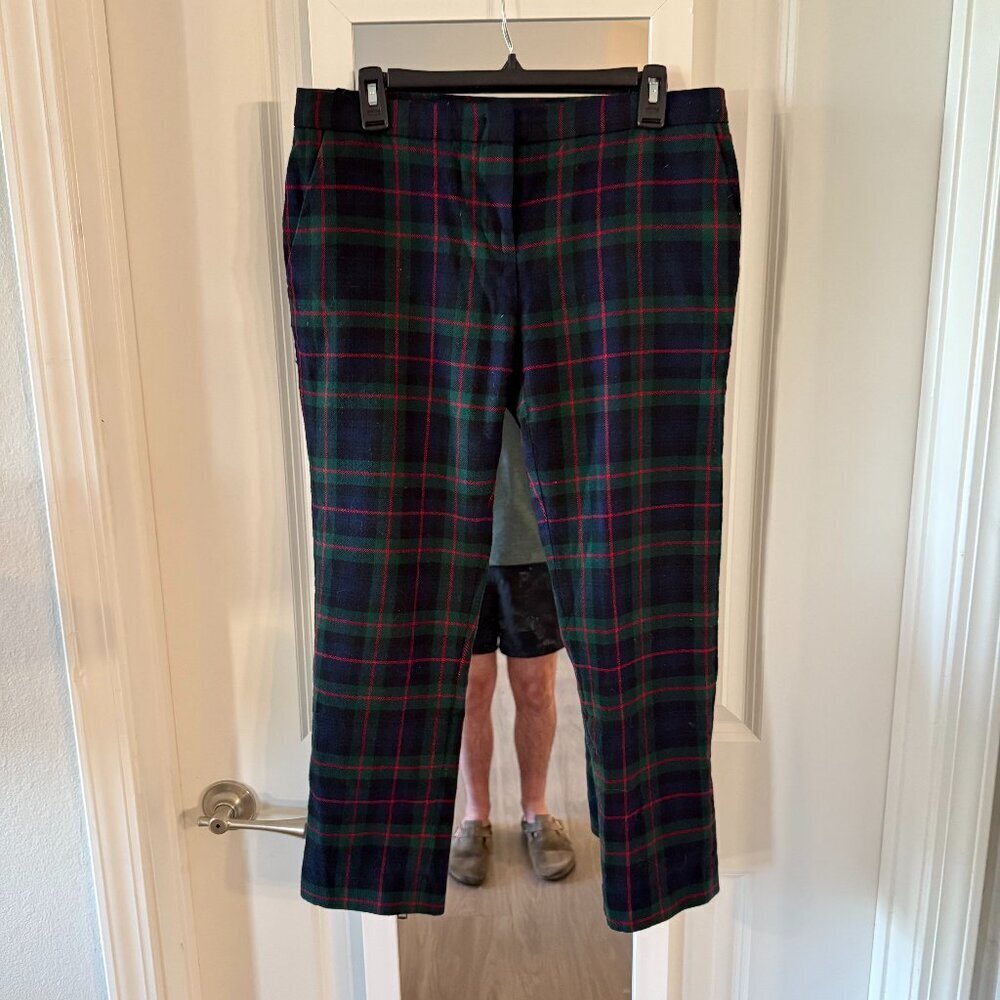 Burberry Leamington Plaid Print Pants BRAND NEW WITH TAGS SIZE UK 10 US 8 - Picture 3 of 6